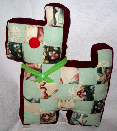 Handmade large green red - large,