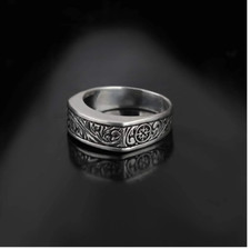 Handmade Men silver ring  Pure