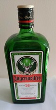 Jagermeister empty green glass - empty,