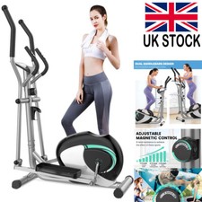 Magnetic Elliptical Cross Trainer Fitness Cardio Training Gym Workout 8 Level