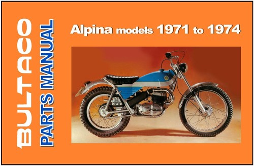 Bultaco parts manual - parts,