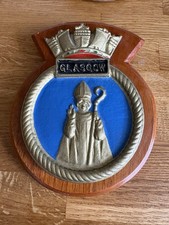 HMS Glasgow Ship Crest/ Plaque