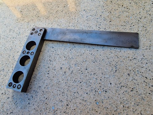Vintage engineers metal square - vintage,