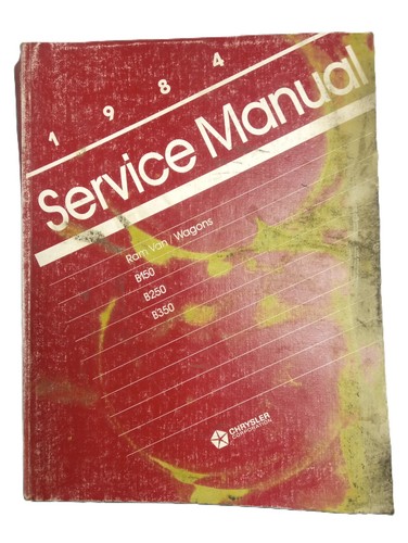 1984 ram vans wagons service - 1984,