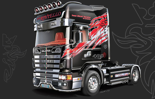 Italeri trucks scania - 1/24,