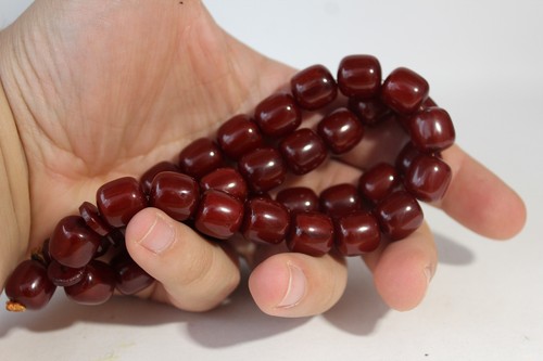 Cherry bakelite necklace 60gr