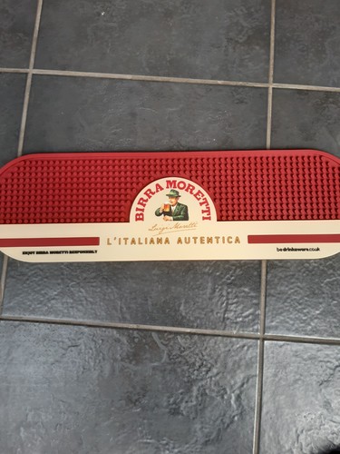 Birra moretti rubber bar - birra,
