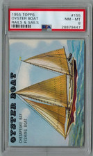 OYSTER BOAT 1955 Topps Rails &