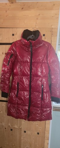 Dkny red shiny - dkny, coat