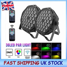 2PCS LED Stage Lights 36 RGB