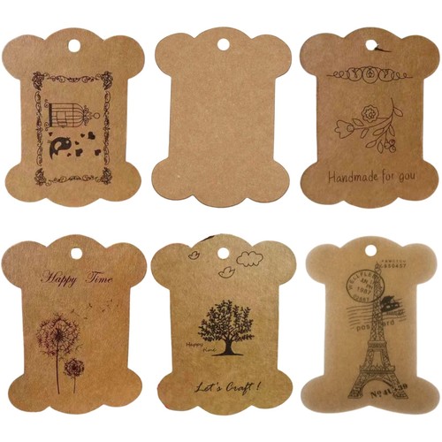 Kraft ribbon card - ribbon, bobbins