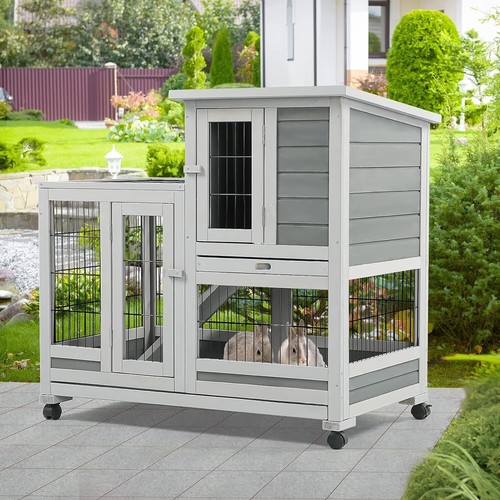 Inches rabbit hutch - 37, guinea