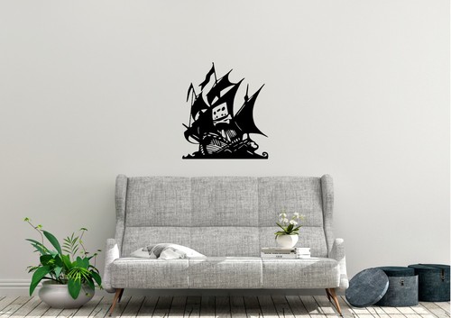 Pirate bay ship sticker - pirate,