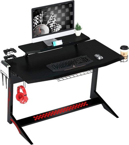 Gaming desk carbon - gaming, fibre