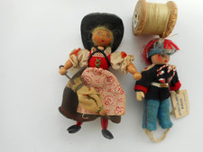 Vintage  dolls house dolls x 2