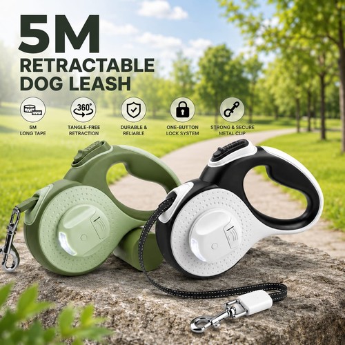 Retractable dog lead - retractable,