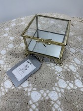 NEW Edwardian Glass Brass