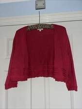 New Pink Monsoon Bolero Size Large
