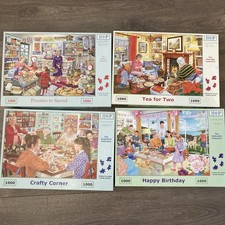 HOP - House Of Puzzles 1000 Piece Jigsaw Puzzle Bundle X 4 b