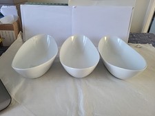 3 Vintage 12" White Elegance