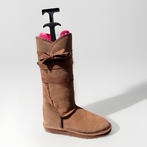 Emu suede tan boots size - suede, 7