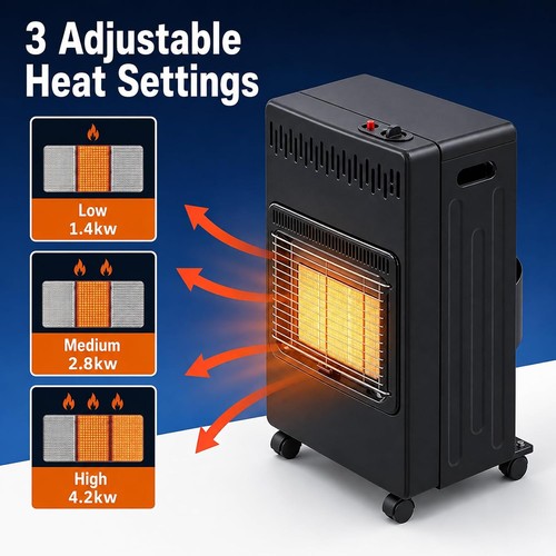 2kw portable gas heater - gas,