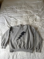 women's grey sweater with