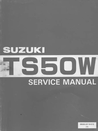 Ts50w 1988 service - 1988, manual
