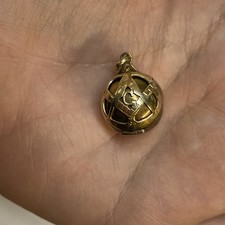 VINTAGE SILVER AND GOLD BALL