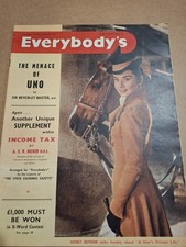 Audrey Hepburn Cover : EVERYBODY'S Magazine 1956 Butlins U.N Menace Picture Post
