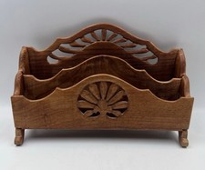 Wooden Letter Holder Rack Cut