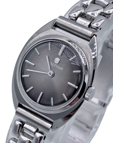 Waltham ladies grey sunburst - ladies,