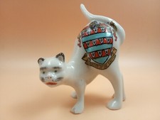 Crested China - DEBREOS of HAY CASTLE - Cat, angry " My word ...." - (Arcadian).