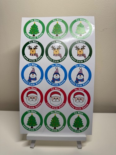 Personalise santa reindeer - personalise,