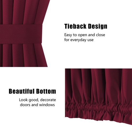 Panel french door - door, curtains