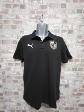 Port Vale FC Polo Shirt. Black