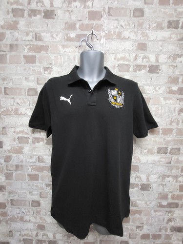 Port vale polo shirt black - fc,