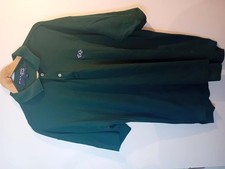 Pringle Vintage Nick Faldo Green Classic Polo Shirt Size XL