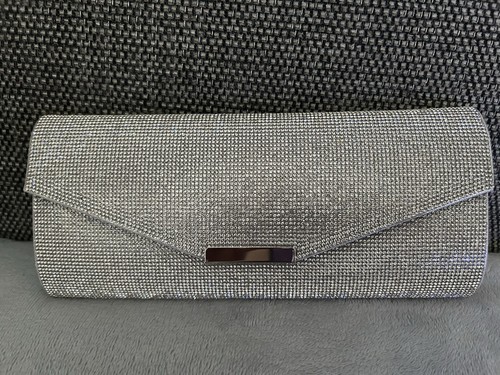 Lipsy silver clutch - clutch, with