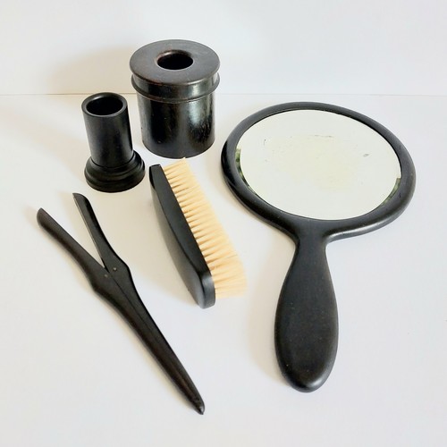 Vintage ebony dressing table - dressing,