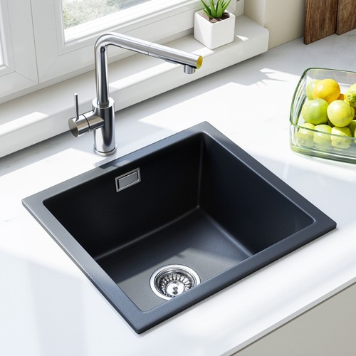 Horow single bowl black - single,