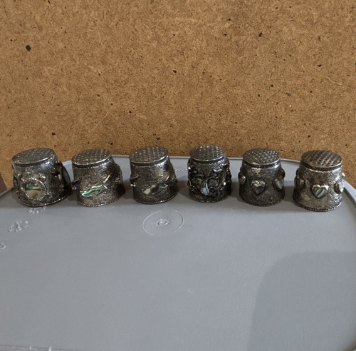 Pewter metal sewing - 6x,
