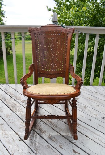 Antique victorian rocking - antique,