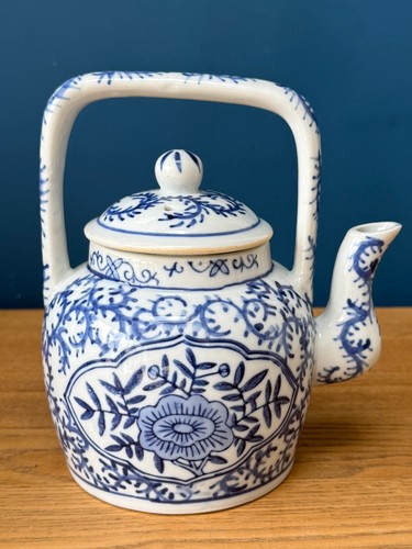 Vintage blue and - vintage, white