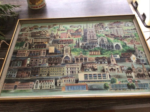 Tea tray gloucestershire print - gloucestershire,