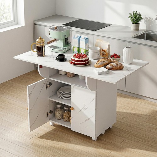 Drop leaf kitchen island cart - drop,