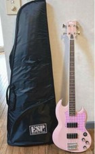 ESP BanG Dream VIPER BASS Rimi Pink Poppin'Party Used F/S From Japan