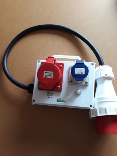 63amp plug 32amp 3 - 3-p, to