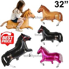 Horse Foil Balloon Kid Birthday Balloons Decoration Animal Supplies Helium