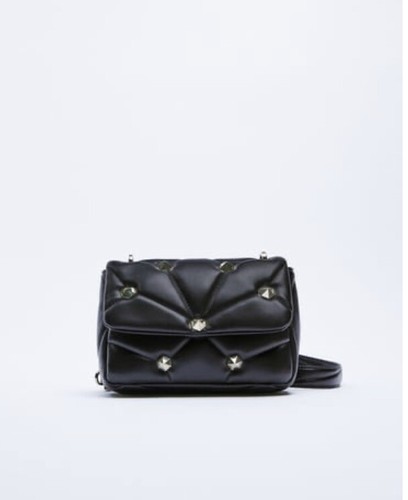 Zara quilted studded - zara, crossbody